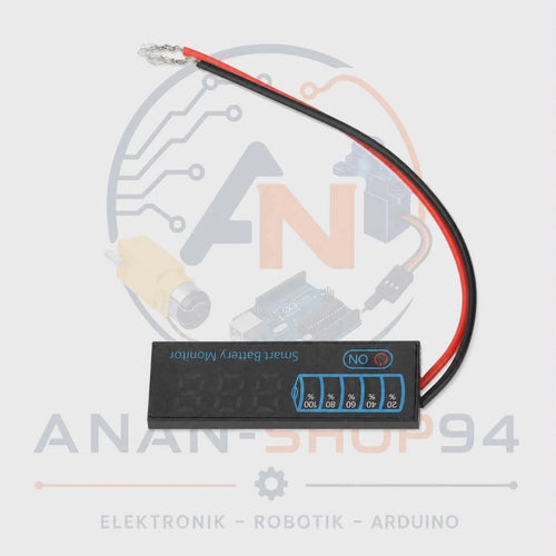 1 Stück Batteriestandsanzeige 12V 24V 36V 48V Lithiumbatterie Kapazitätstester
