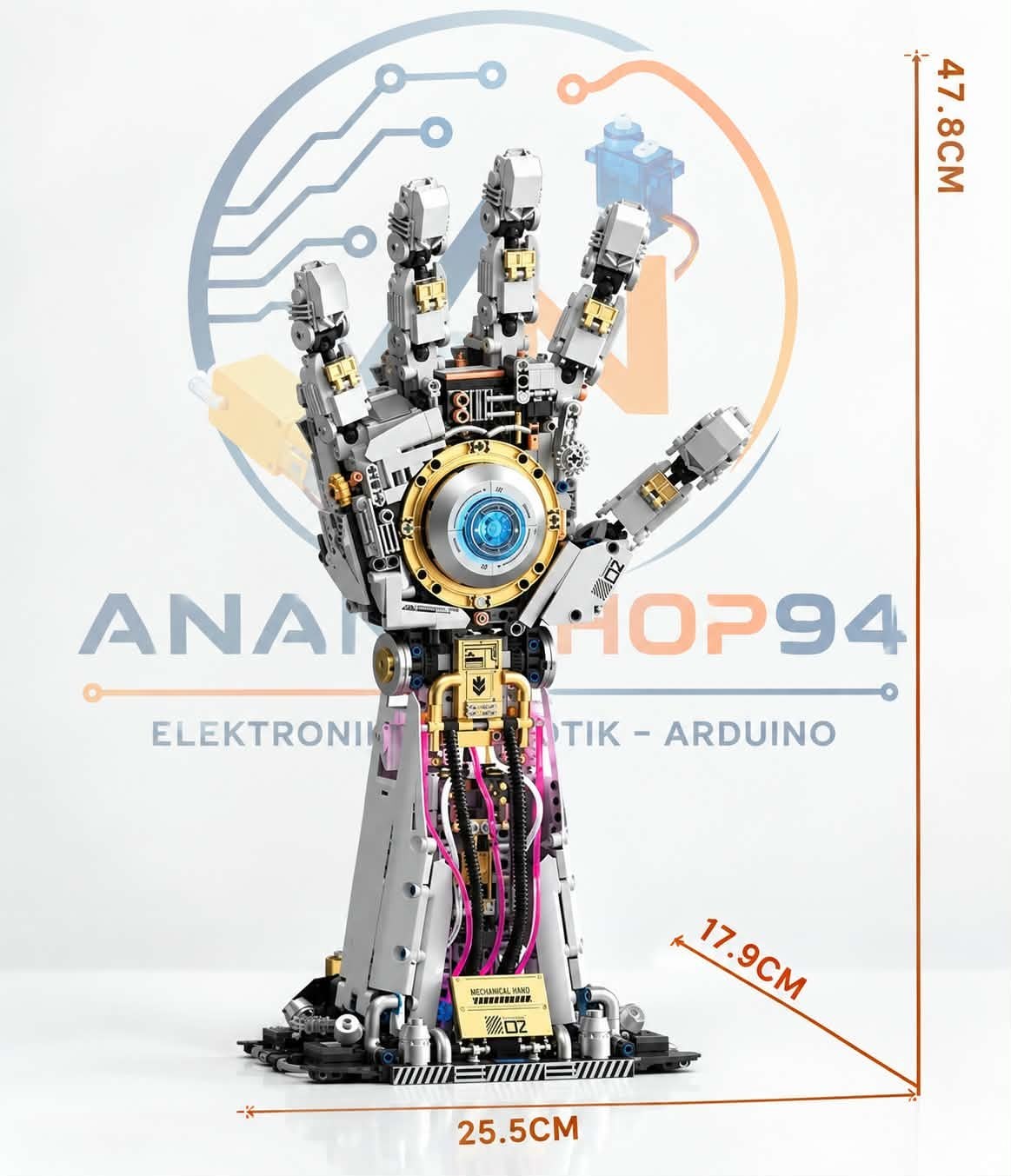 H1009 STEM-Programmierbares Bionic-Roboterarm mit LED Lichte
