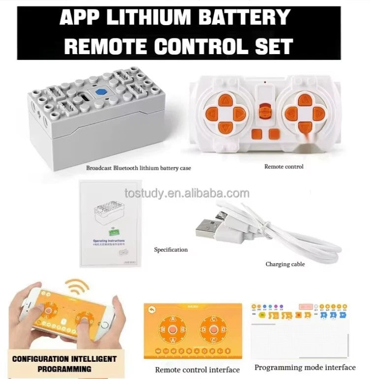 App Litium Battery remote control set / Lego Ersatz Geeinigt